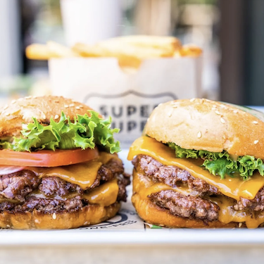 two burgers