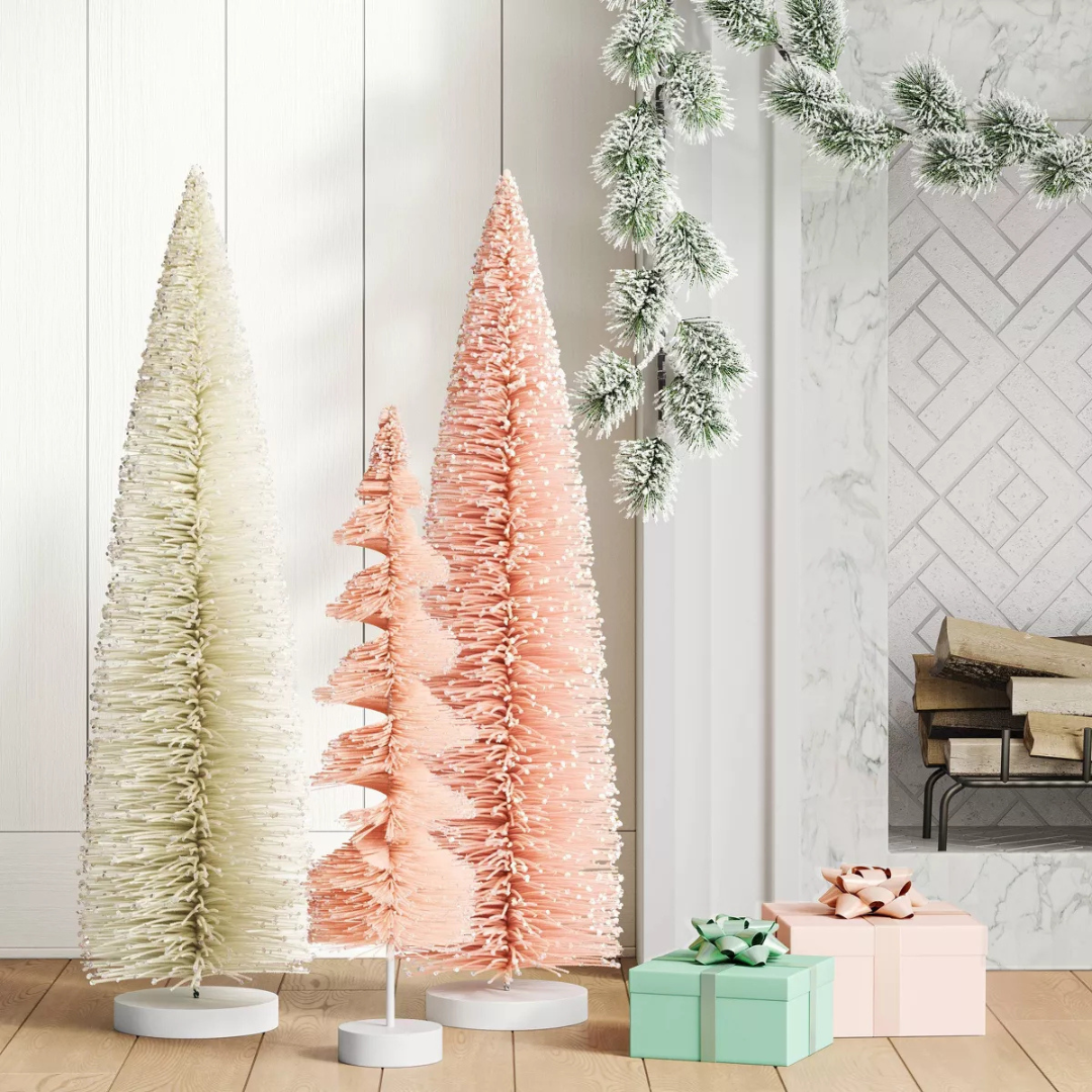 TARGET pastel holiday decor from Target